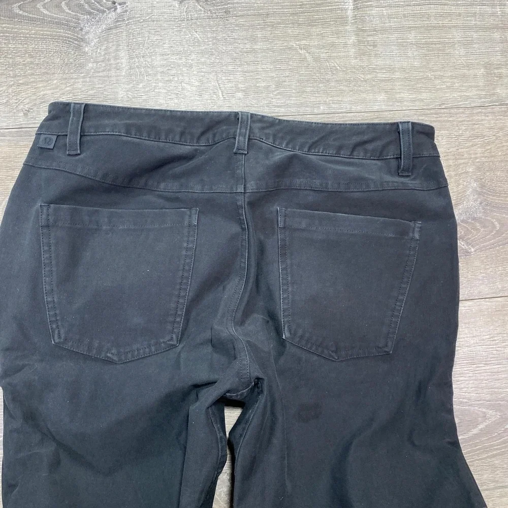 Lululemon Pants Mens 32 Black 5 Pocket Casual Stretch Athletic Chino‎ Pants
